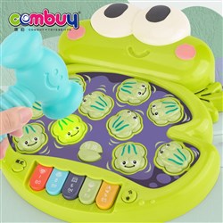 CB905224 CB905225 - Kids hammer toy piano music lighting mole whack a frog game